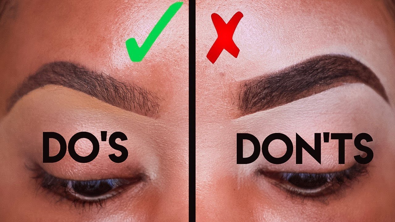 Eyebrows-Do's and Don'ts